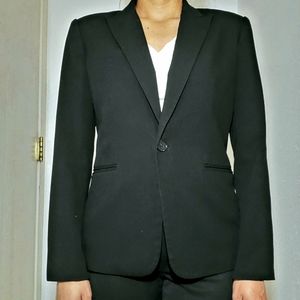 Calvin Klein One Button Black Blazer